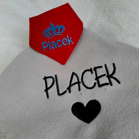 kocyk dla psa apaszka dla psa placek sweetapaszka.pl
